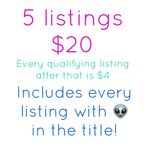 👽 5/$20 SALE NOW 👽 - Picture 4 of 7